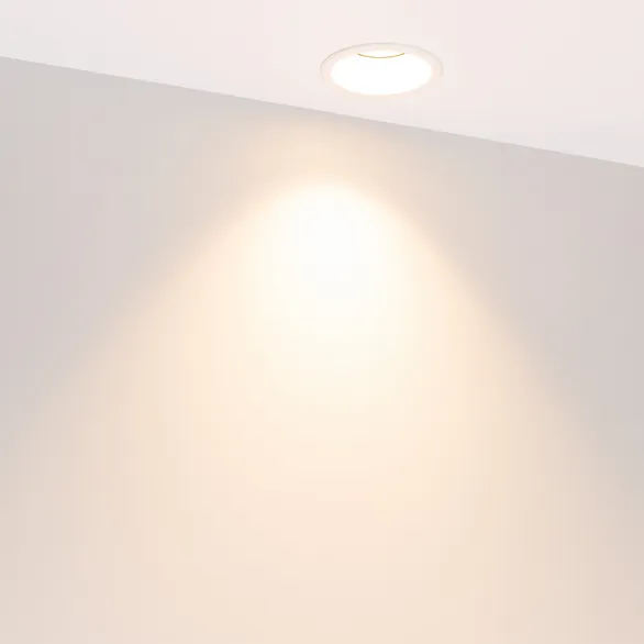Светильник MS-FLOW-BUILT-R85-6W Warm3000 (WH, 55 deg, 230V) (Arlight, IP20 Металл, 5 лет)