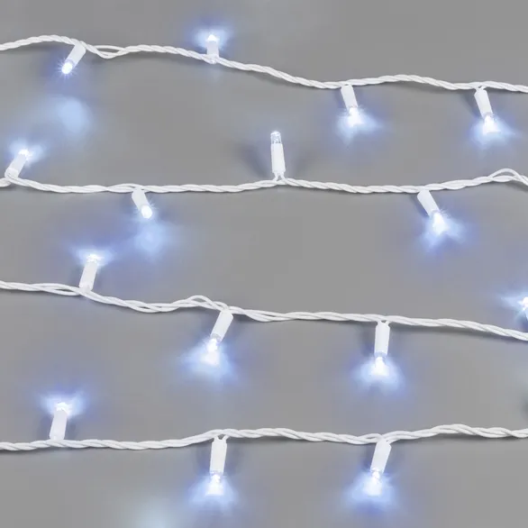 Светодиодная гирлянда ARD-STRING-CLASSIC-10000-WHITE-100LED-FLASH BLUE (230V, 7W) (Ardecoled, IP65)