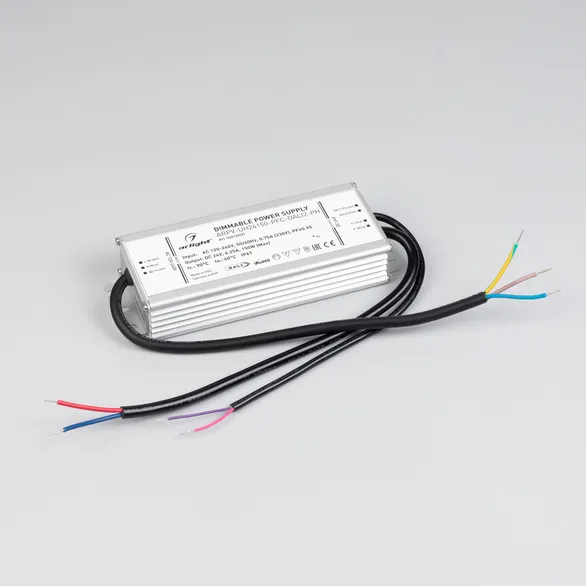 Блок питания ARPV-UH24150-PFC-DALI2-PH (24V, 6.3A, 150W) (Arlight, IP67 Металл, 7 лет)