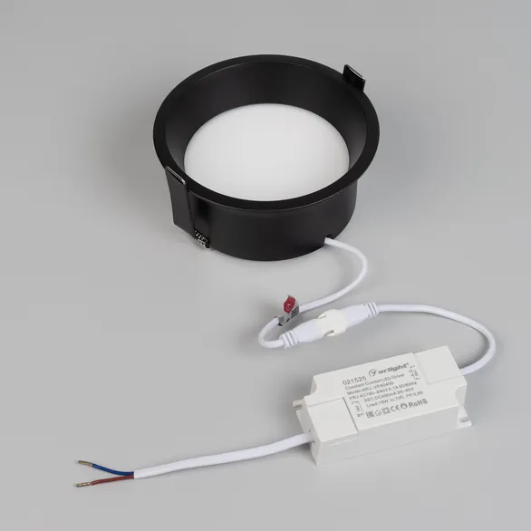 Светильник MS-BREEZE-BUILT-R125-16W Day4000 (BK, 85 deg, 230V) (Arlight, IP20 Металл, 3 года)