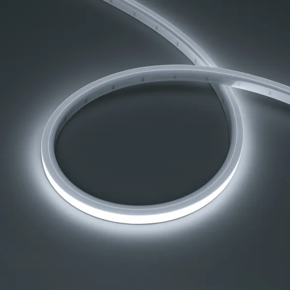 Светодиодная лента герметичная NOVA-TOP-PU-A120-16x15mm 24V White7200 (10 W/m, IP68, 1m, wire x1) (Arlight, Полиуретан)