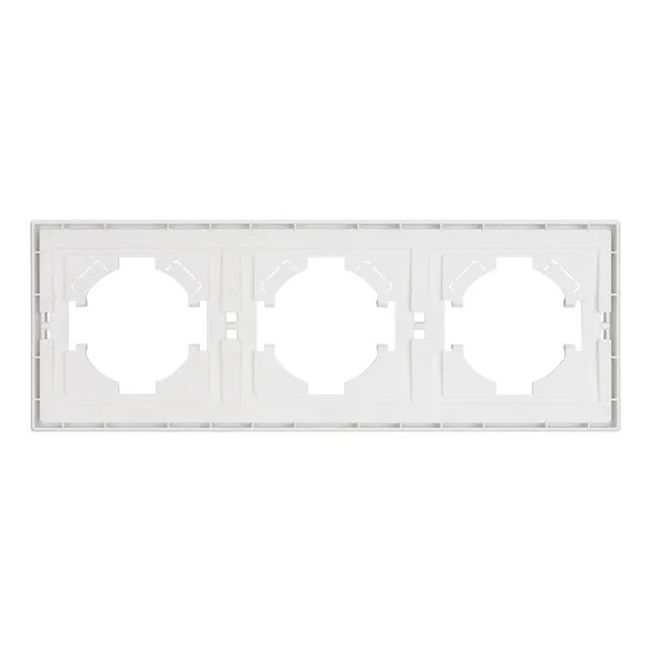 Рамка пластиковая FRM-TENDO-SFPL-3-WH (Arlight, -)