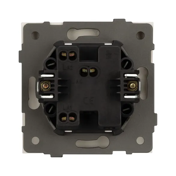 Механизм выключателя одноклавишный проходной SWT-TENDO-MKP1-SFPL-GD (230V, 10A) (Arlight, -)
