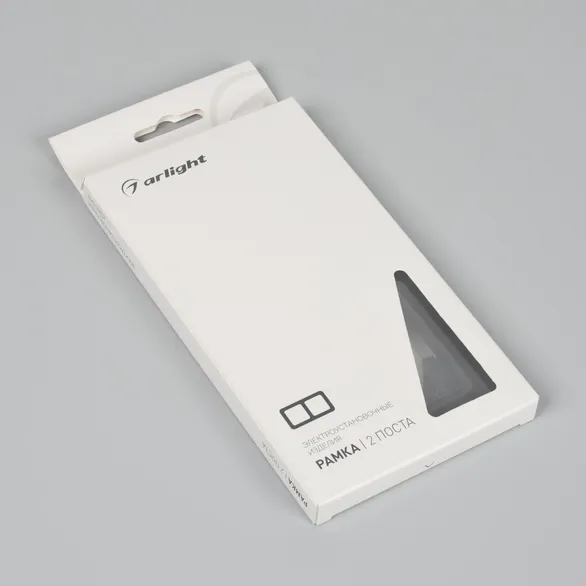 Рамка стеклянная FRM-OMALI-GS-2-BK (Arlight, -)
