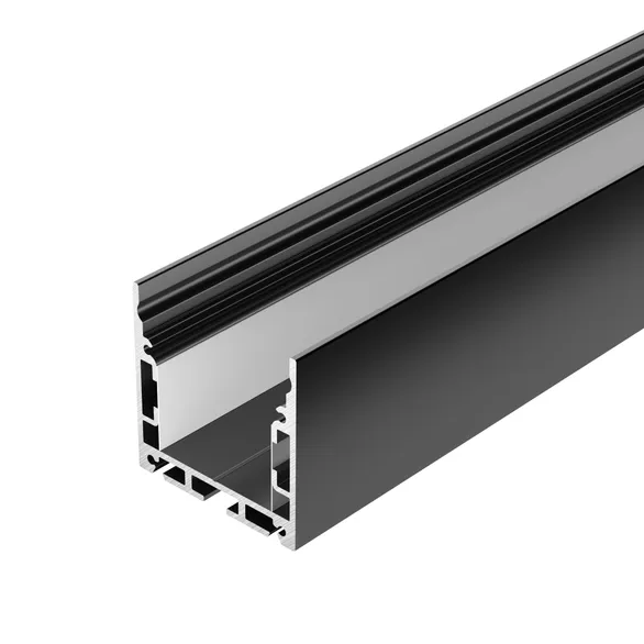 Профиль SL-LINE-3535-3000 BLACK с рефлектором (Arlight, Алюминий)