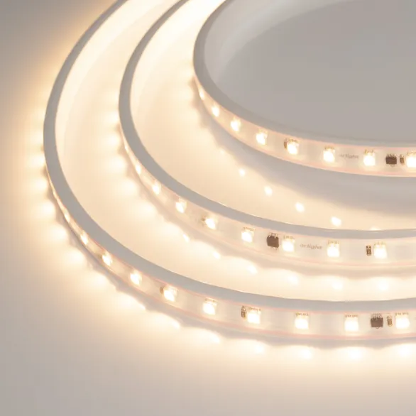 Светодиодная лента герметичная ARL-PV-B54-15.5mm 230V Warm3000 (8 W/m, IP65, 5060, 10m) (Arlight, -)