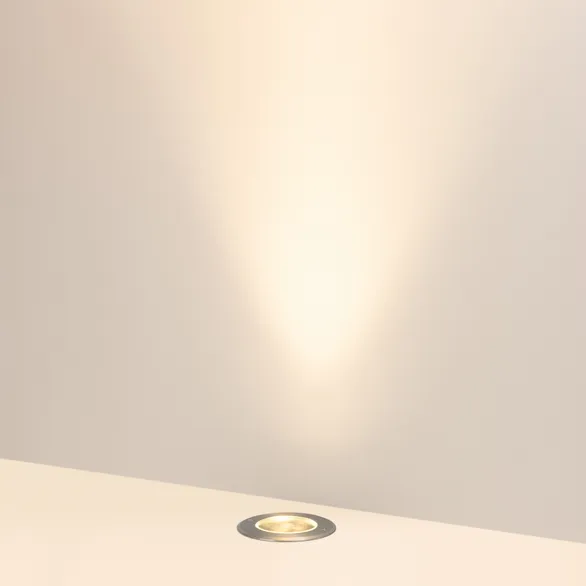 Светильник LTD-DAFNA-GROUND-R130-11W Warm3000 (SL, 10 deg, 230V) (Arlight, IP67 Металл, 5 лет)