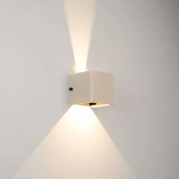 Светильник LGD-PERAN-WALL-S120x120-6W Warm3000 (WH, 0-80 deg, 230V) (Arlight, IP65 Бетон, 3 года)