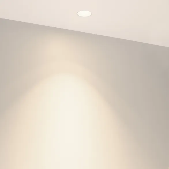 Светильник MS-INVISIO-TRIMLESS-R45-10W Day4000 (WH-WH, 36 deg, 230V) (Arlight, IP54 Металл, 5 лет)