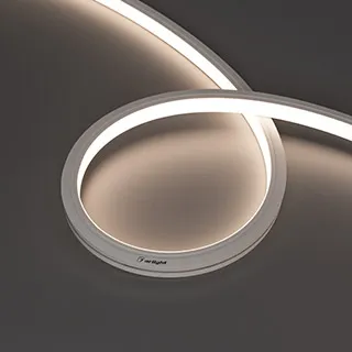 Светодиодная лента герметичная MOONLIGHT-TOP-A140-13x12mm 24V Day4000 (9.6 W/m, IP67, 0,5m, wire x1) (Arlight, Образец)
