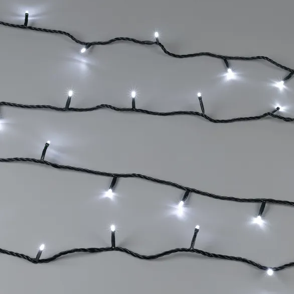 Светодиодная гирлянда ARD-STRING-HOME-5000-GREEN-50LED-FLASH WHITE (230V, 3.5W) (Ardecoled, IP20)