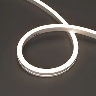 Светодиодная лента герметичная MOONLIGHT-SIDE-A140-12x17mm 24V Day4000 (9.6 W/m, IP67, 0,5m, wire x1) (Arlight, Образец)