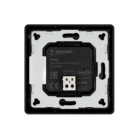 INTELLIGENT ARLIGHT Панель DALI-223-4K-D2-IN-BLACK (BUS, Free purpose) (IARL, -)