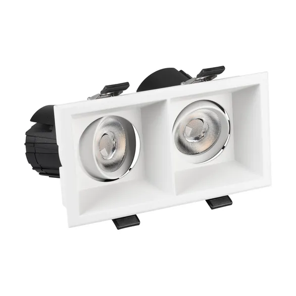 Светильник MS-FLOW-BUILT-S157x85-2x6W Day4000 (WH, 55 deg, 230V) (Arlight, IP20 Металл, 5 лет)