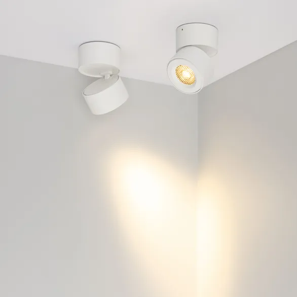 Светильник SP-POINT-SURFACE-R85-12W Warm3200-MIX (WH, 36 deg, 230V) (Arlight, IP20 Металл, 5 лет)