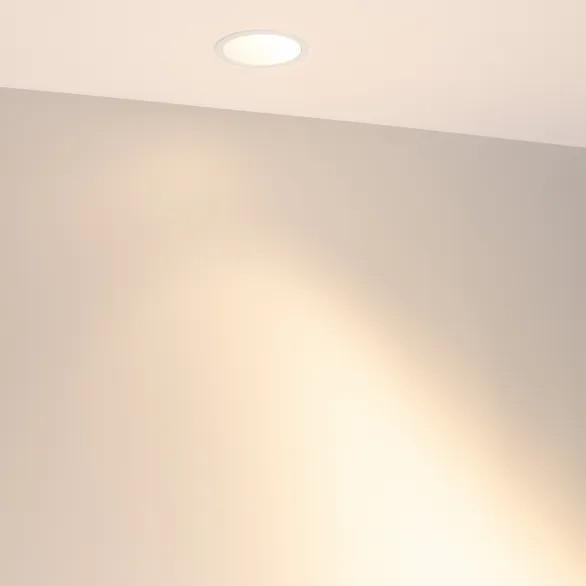 Светильник MS-ARADO-BUILT-R75-12W Warm3000 (WH-WH, 24 deg, 230V) (Arlight, IP20 Металл, 5 лет)