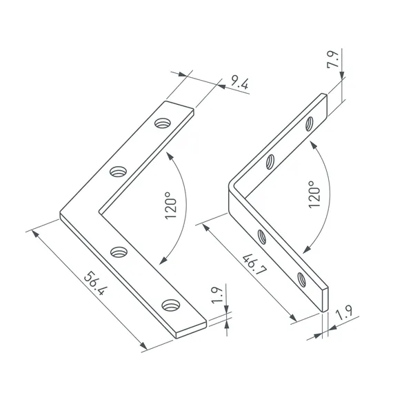 Соединитель профиля LINE-6070-120 Set (Arlight, Металл)