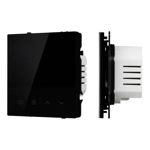 Терморегулятор SWT-NOBE-MTE-SFPL-BK (электрический тёплый пол) (Arlight, Черный оникс)