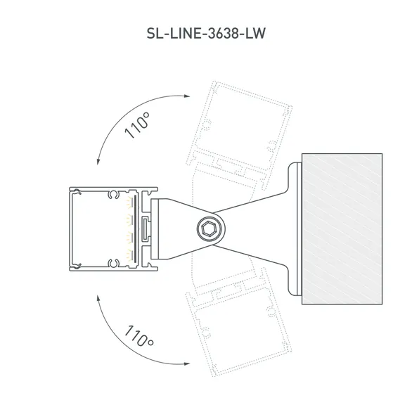 Профиль SL-LINE-3638-LW-2000 WHITE (Arlight, Алюминий)