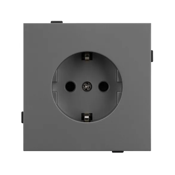 Механизм электрической розетки SCT-TENDO-MEU1-SFPL-GR (230V, 16A) (Arlight, -)