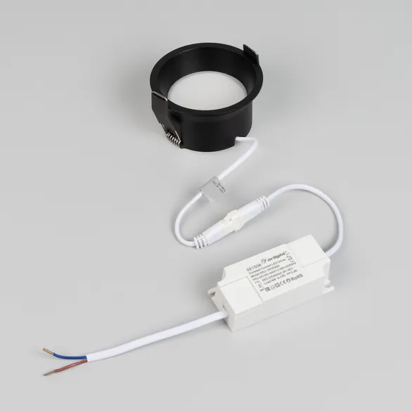 Светильник MS-BREEZE-BUILT-R82-9W Day4000 (BK, 80 deg, 230V) (Arlight, IP20 Металл, 3 года)