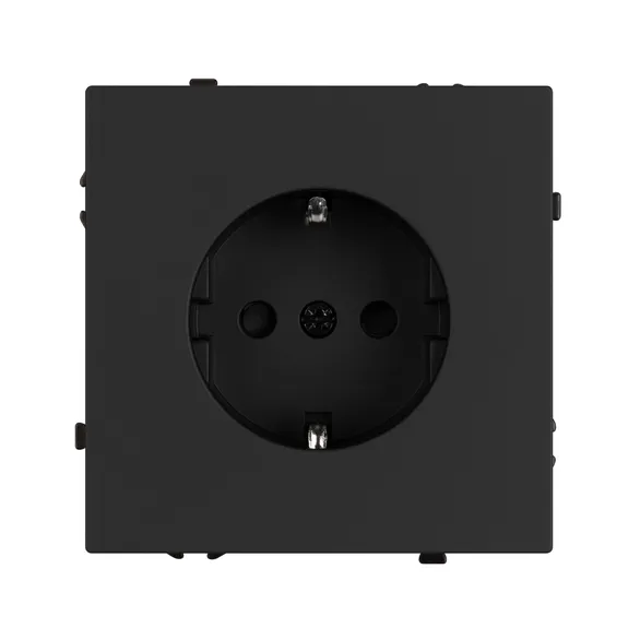 Механизм электрической розетки SCT-NOBE-MEU1-SFPL-BK (230V, 16A) (Arlight, -)