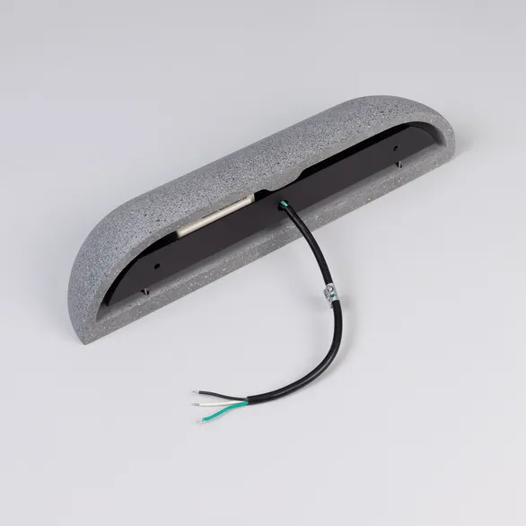 Светильник SP-BULFIN-WALL-L365-10W Warm3000 (BK, 120 deg, 230V) (Arlight, IP65 Бетон, 3 года)