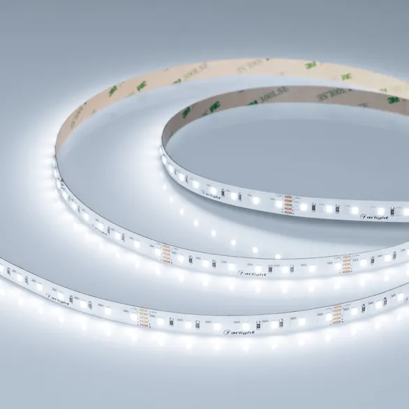 Светодиодная лента RT-A168-10mm 24V RGBW-White (20 W/m, IP20, 5m) (Arlight, высок.эфф.150 лм/Вт)