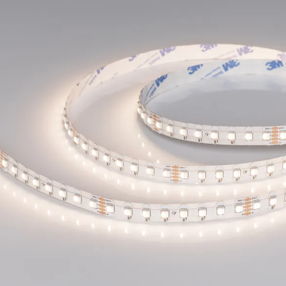 Светодиодная лента герметичная RZ-NANO-H96-12mm 24V RGBW-Day (12 W/m, IP54, 5m) (Arlight, CRI>90)