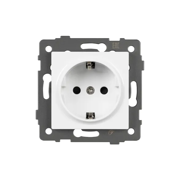 Механизм электрической розетки SCT-MEU1-PL-WH-V (250V, 16A) (Arlight, -)