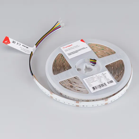 Светодиодная лента COB-X840-12mm 24V RGBW-MIX (16 W/m, IP20, 5m) (Arlight, -)