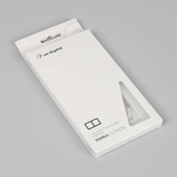 Рамка стеклянная FRM-OMALI-GS-2-WH (Arlight, -)