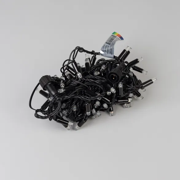 Светодиодная гирлянда ARD-STRING-PRO-10000-BLACK-100LED-LIVE RGB-DMX (24V, 10W) (Ardecoled, IP65)
