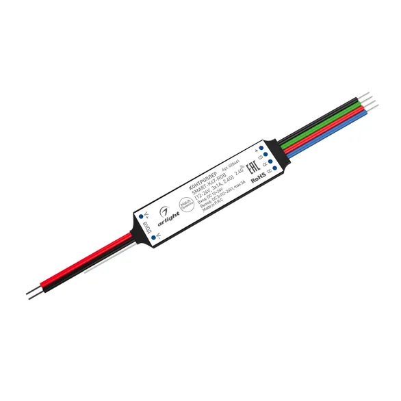 Контроллер SMART-K47-RGB (12-24V, 3x1A, 2.4G) (Arlight, IP20 Пластик, 5 лет)