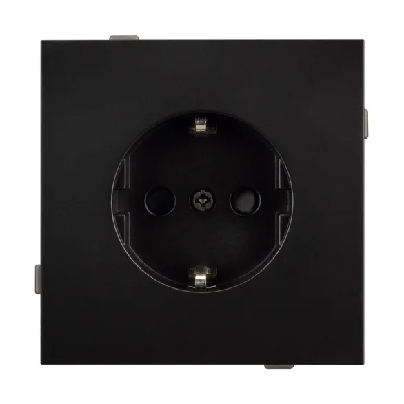 Механизм электрической розетки SCT-TENDO-MEU1-PL-BK (230V, 16A) (Arlight, -)