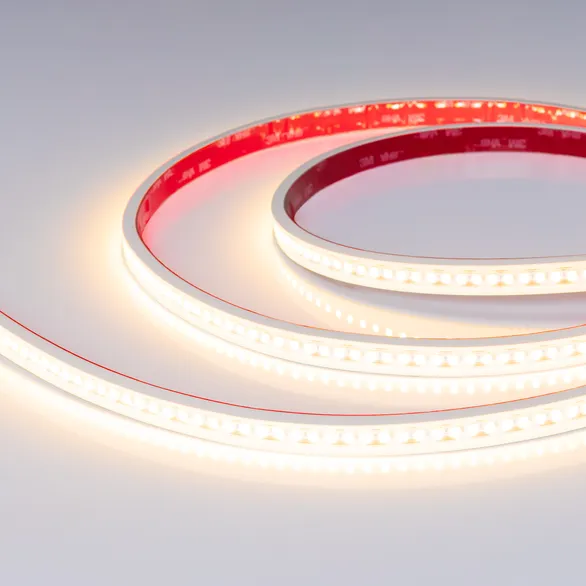 Светодиодная лента герметичная RTW-PS-A180-12mm 48V Warm2700-CX2 (19 W/m, IP67, 10m) (Arlight, CRI>90)