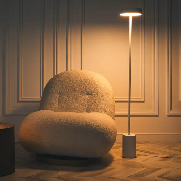 Светильник SP-SAMSARA-FLOOR-16W Warm3000 (WH, 110 deg, 230V) (Arlight, IP20 Металл, 3 года)