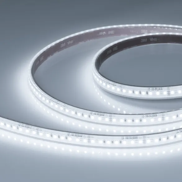 Светодиодная лента герметичная RTW-PS-A140-12mm 24V White6000 (4-18 W/m, IP67, 5m) (Arlight, CRI>90)