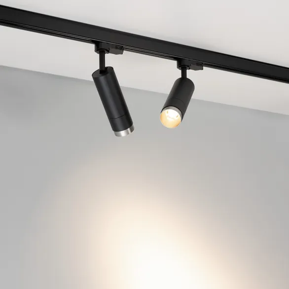 Светильник LGD-GESTIA-TRACK-4TR-R51-10W Day4000 (BK-NI, 25-50 deg, 230V) (Arlight, IP20 Металл, 5 лет)