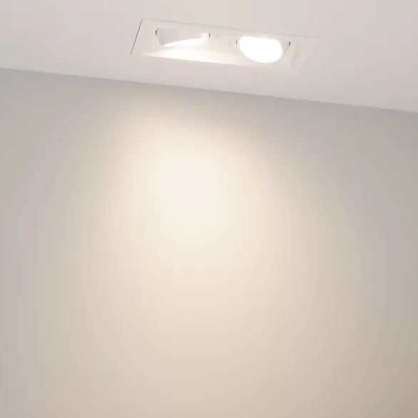 Светильник MS-VORTEX-BUILT-S170x90-2x12W Day4000 (WH-WH, 40 deg, 230V) (Arlight, IP20 Металл, 5 лет)