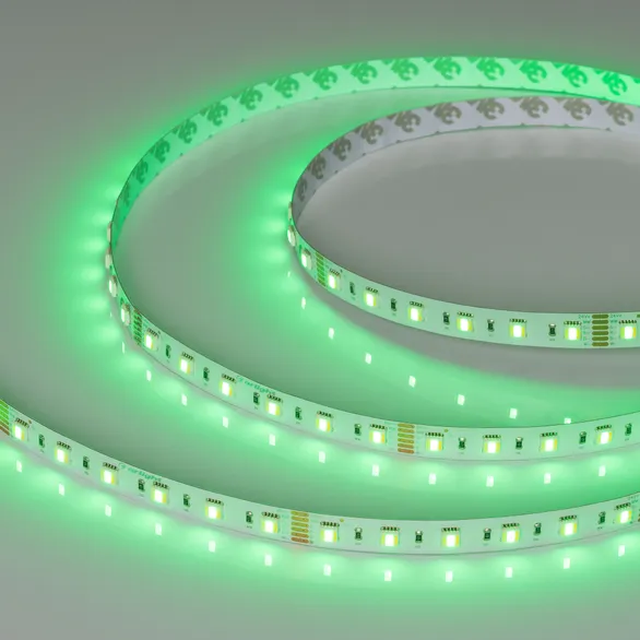 Светодиодная лента RT-B60-12mm 24V RGBW-MIX-5-in-1 (20 W/m, IP20, 5060, 5m) (Arlight, RGB-CCT, RGB-MIX, RGB-White MIX)