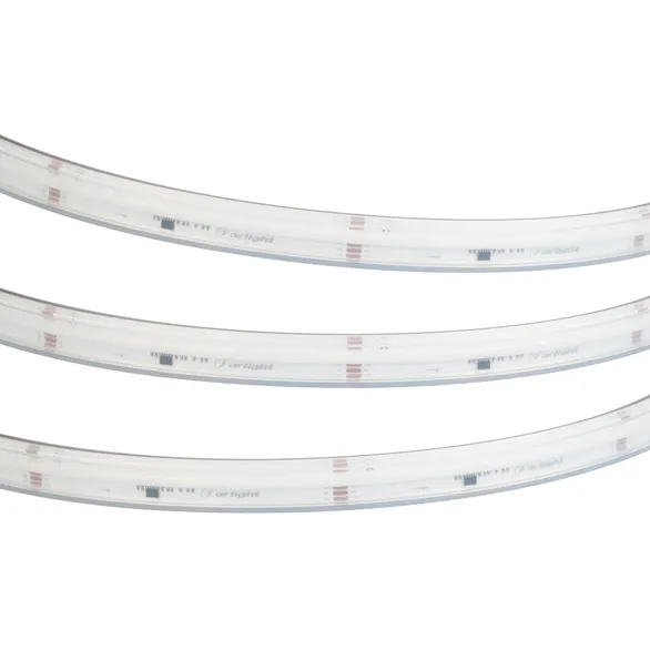 Светодиодная лента герметичная DMX-COB-PS-X1008-21mm 24V RGB-PX126 (11 W/m, IP67, CSP, 5m) (Arlight, -)