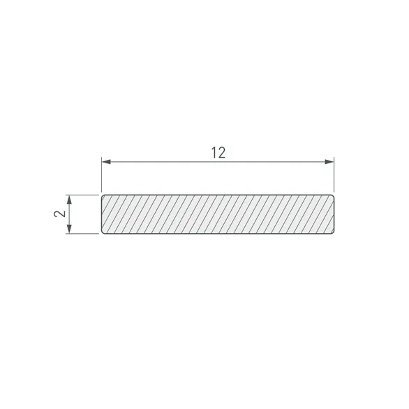 Полоса ARH-W12-2000 (Arlight, Алюминий)