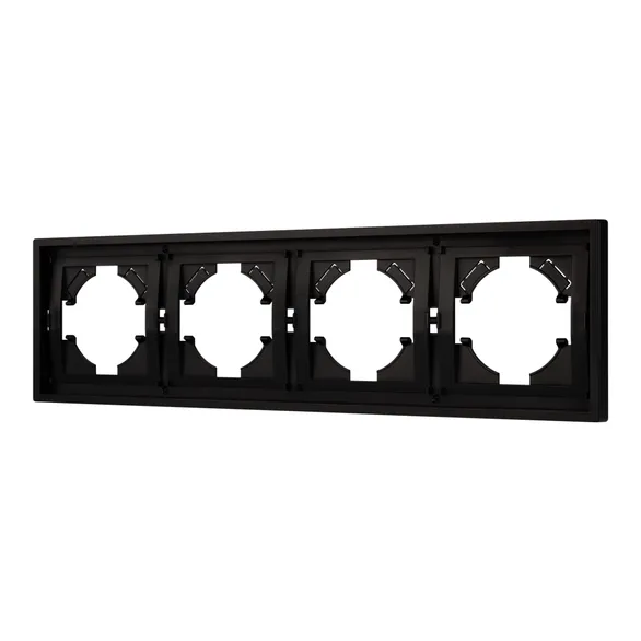 Рамка пластиковая FRM-TENDO-PL-4-BK (Arlight, -)