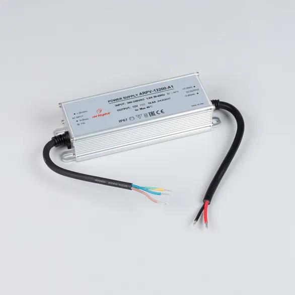 Блок питания ARPV-12200-A1 (12V, 16.6A, 200W) (Arlight, IP67 Металл, 3 года)