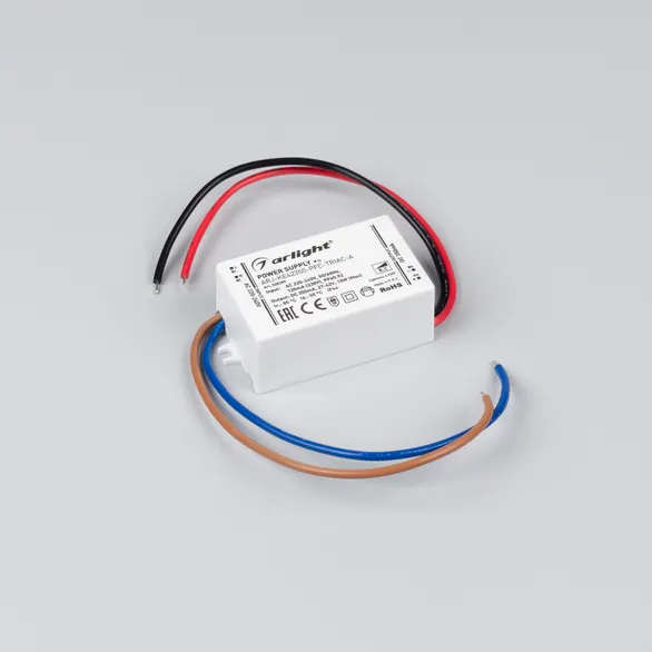 Блок питания ARJ-KE42350-PFC-TRIAC-A (15W, 350mA) (Arlight, IP44 Пластик, 5 лет)