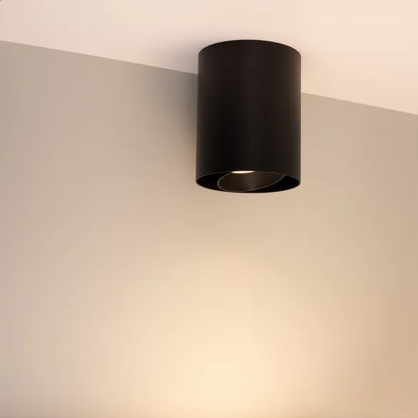 Светильник SP-FOCUS-R132-24W Warm3000 (BK, 15 deg, 230V) (Arlight, IP54 Металл, 5 лет)