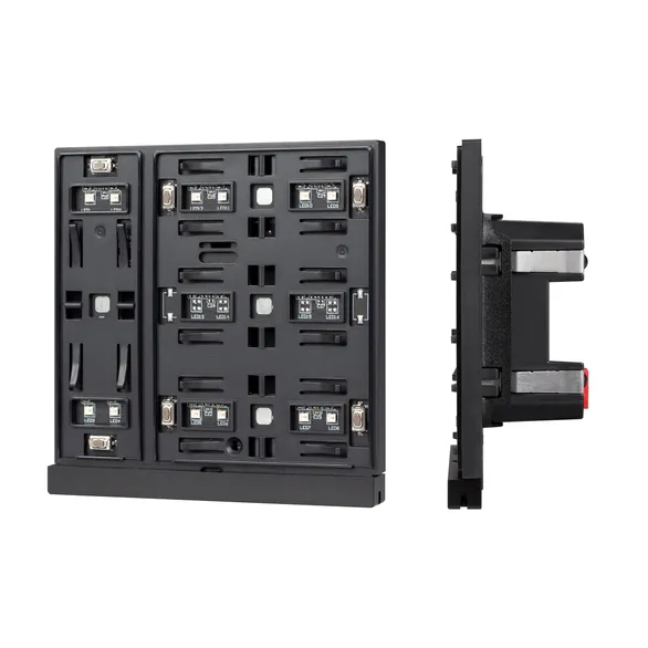 INTELLIGENT ARLIGHT Механизм панели KNX-303-22-IN Black (Bus) (IARL, IP20 Пластик, 2 года)