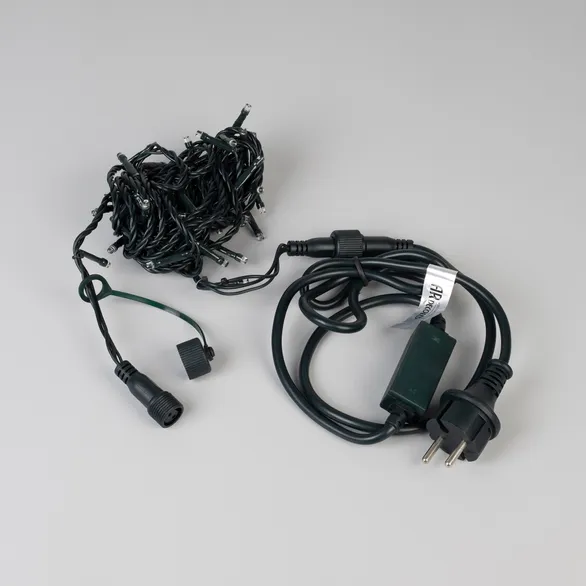 Светодиодная гирлянда ARD-STRING-HOME-5000-GREEN-50LED-FLASH WHITE (230V, 3.5W) (Ardecoled, IP20)