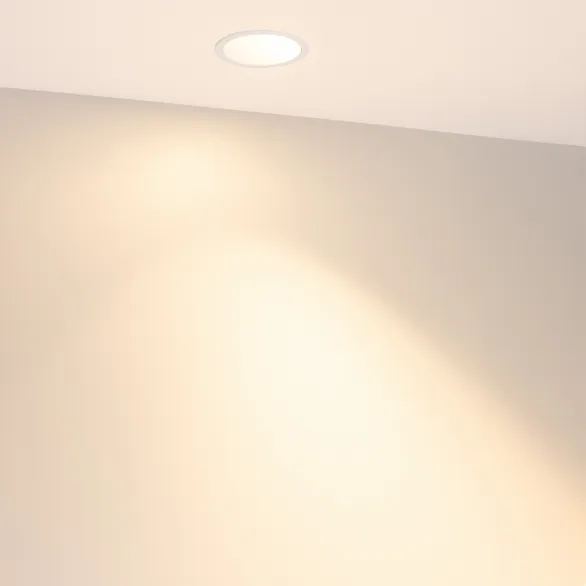 Светильник MS-ARADO-BUILT-R75-12W Warm3000 (WH-WH, 55 deg, 230V) (Arlight, IP20 Металл, 5 лет)